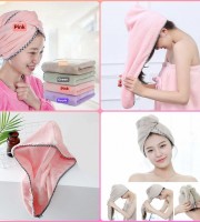 Fast Dry Hair Magic Towel ( 2 Pis )